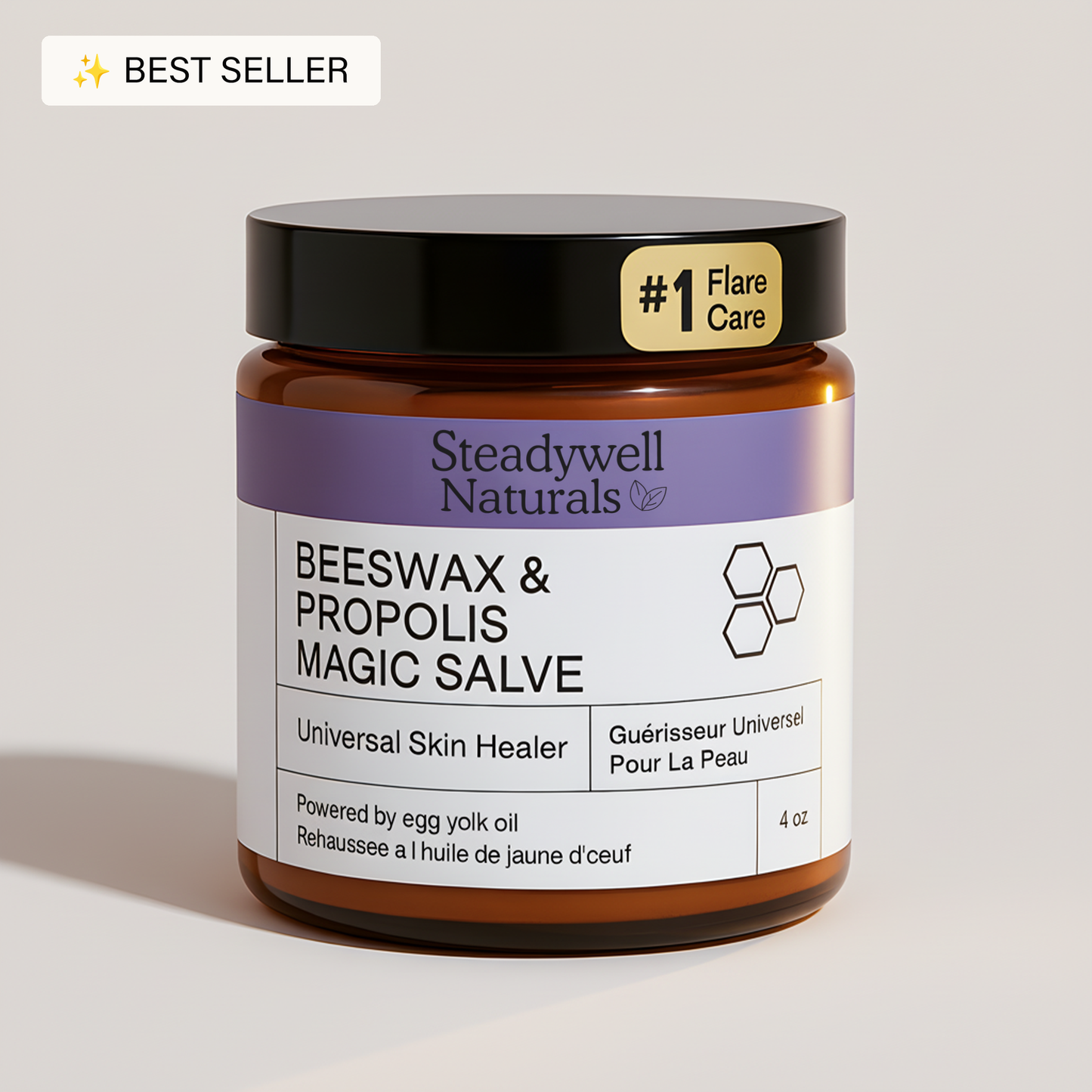 Natural Protection Salve for Diabetic Skin